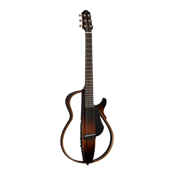 Yamaha Silent Guitar SLG200S Manuales