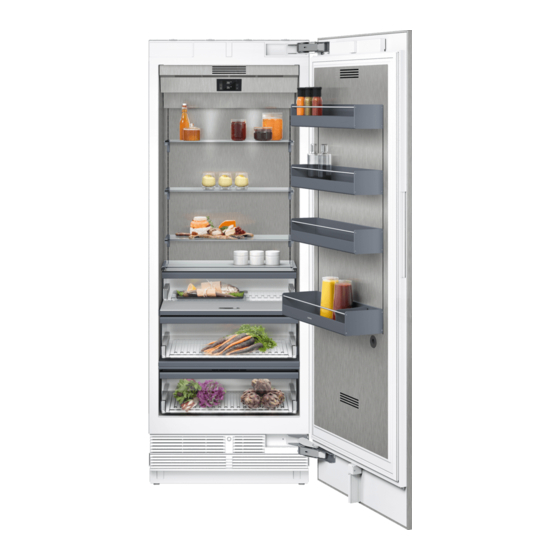 Gaggenau RC472705 Instrucciones De Uso