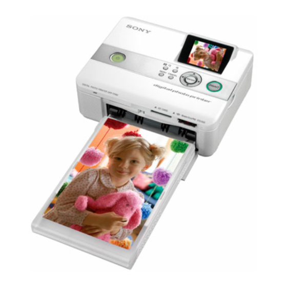 Sony DPP-FP60 Manual De Instrucciones