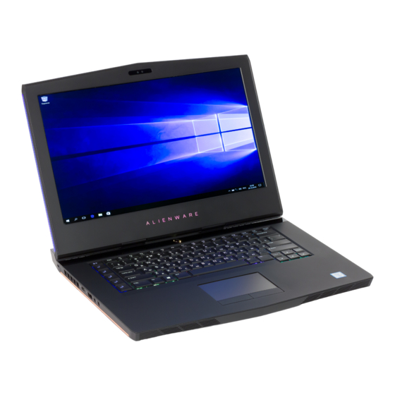 Alienware 15 R3 Configuración Y Especificaciones