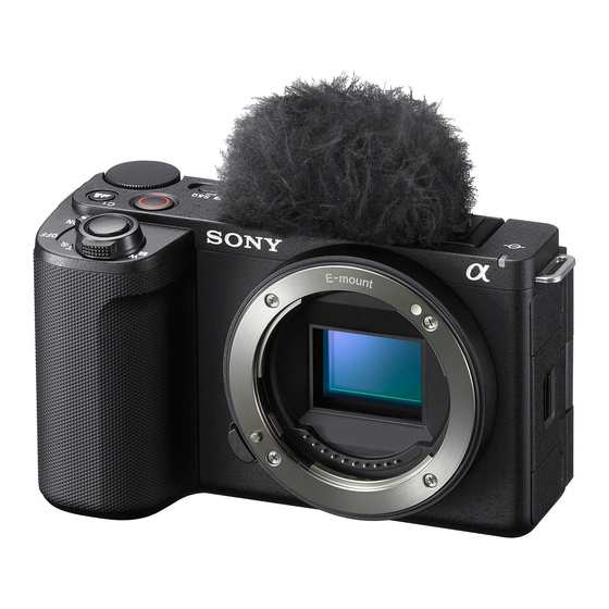 Sony ZV-E10 II Guía De Inicio