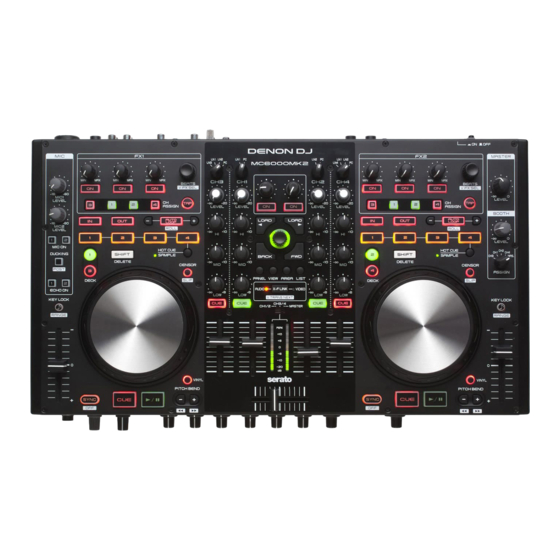 Denon MC6000MK2 Manual Del Usuario