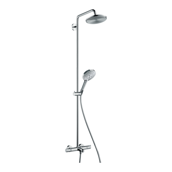 Hansgrohe Raindance Select Showerpipe 240 27117000 Instrucciones De Montaje
