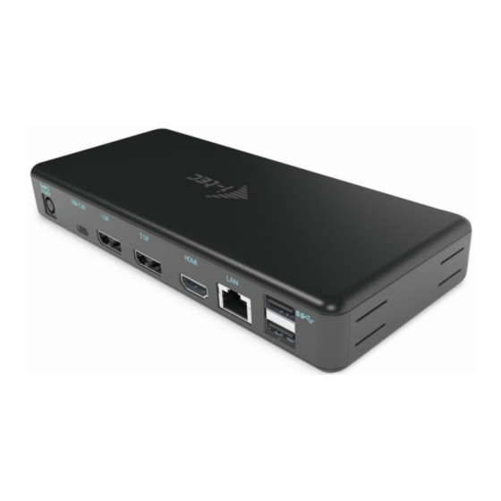 i-tec C31TRIPLEDOCKPDIT Manual De Instrucciones