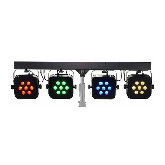 thomann Stairville Stage Quad LED Bundle RGB Manual De Instrucciones