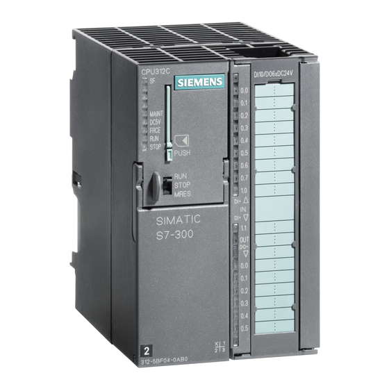 Siemens S7-300 Manual Del Usuario