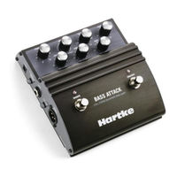 Hartke BASS ATTACK PRE-AMP/DI Manual Del Usaurio