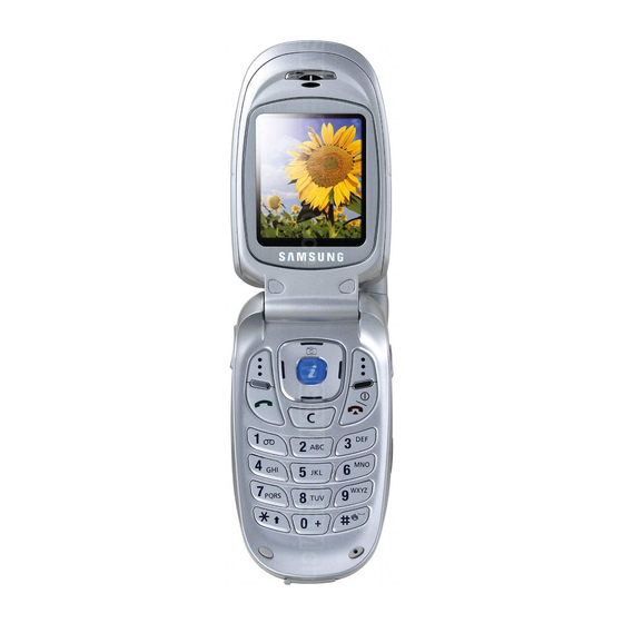 Samsung SGH-E300 Manual Del Usuario