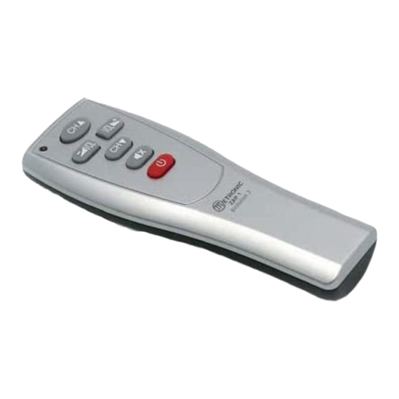 Metronic TELECOMMANDE UNIVERSELLE ZAP1 SILVER EVO3 Manual De Instrucciones