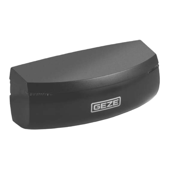 GEZE GC 308 R Manual De Montaje E Instalación