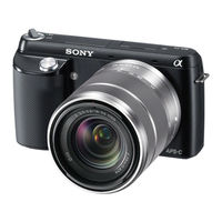 Sony NEX-F3 Manual De Instrucciones
