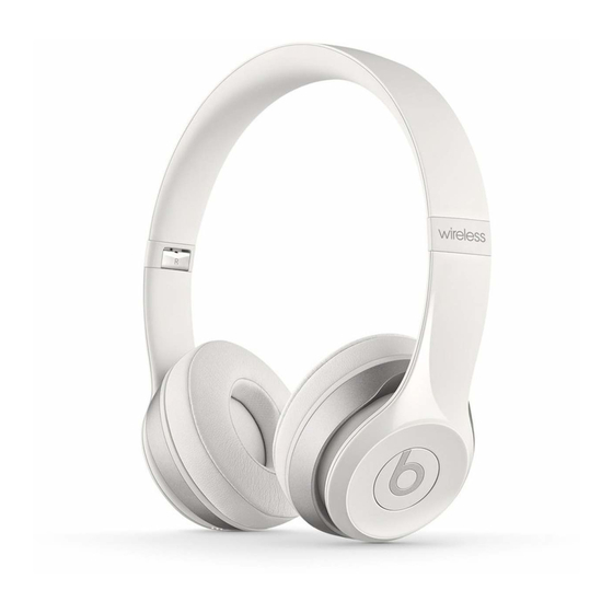 Beats Electronics beatssolo2 Guia De Inicio Rapido