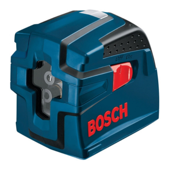 Bosch GLL2-10 Instrucciones De Funcionamiento Y Seguridad