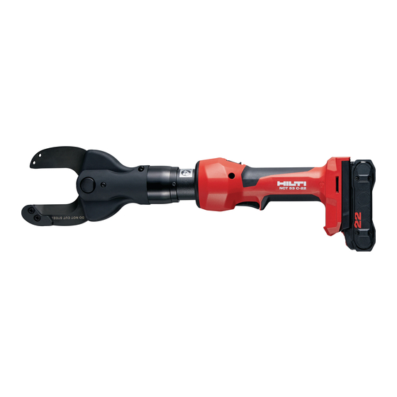 Hilti NURON NCT 53 C-22 Manuales