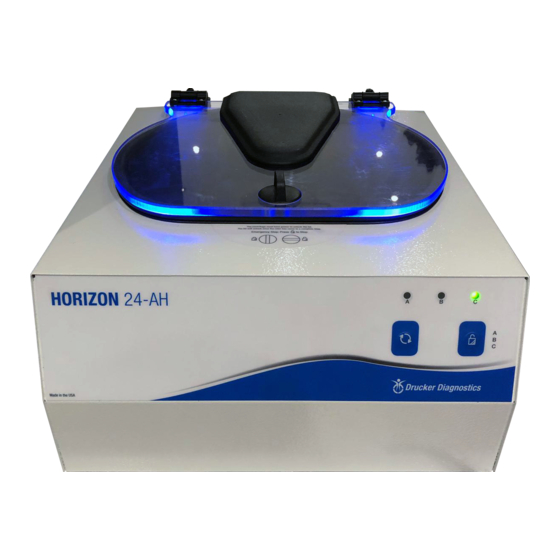 Drucker Diagnostics HORIZON 24-AH Manual Del Operador