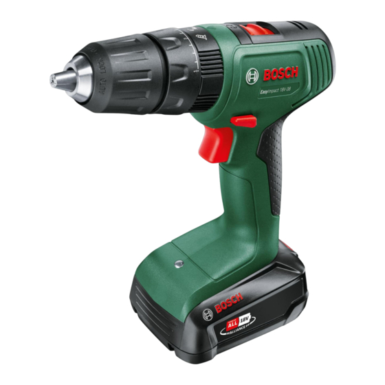 Bosch EasyDrill 18V-38 Manual Original