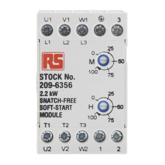 RS Pro 209-6356 Hoja De Instrucciones