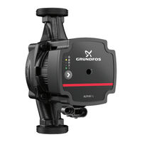 Grundfos ALPHA1 Instrucciones De Instalación Y Funcionamiento