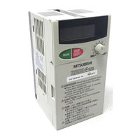 Mitsubishi Electric FR-E540-2.2K Manual Práctico