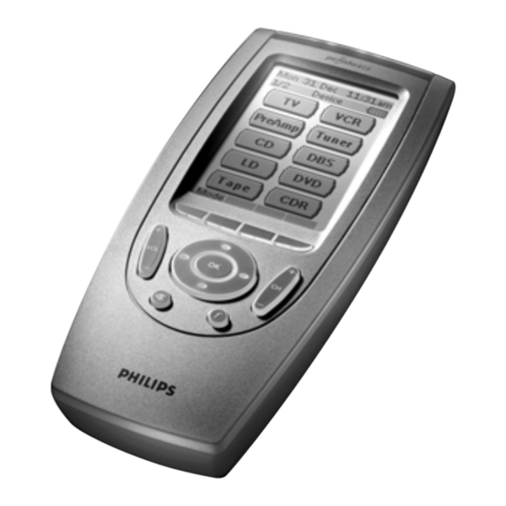 Philips ProntoNEO SBC RU930 Manual De Instrucciones