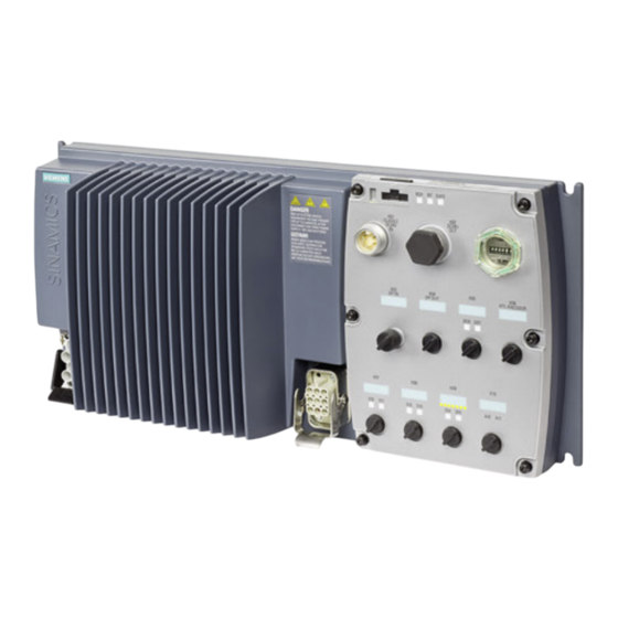 Siemens SINAMICS G120D Manual Del Usuario
