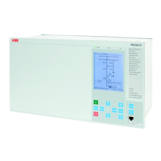 ABB 670 Relion Serie Manual Tecnico