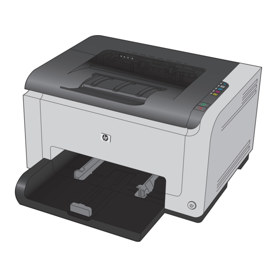 HP Color LaserJet Pro CP1020 Serie Guia De Inicio Rapido