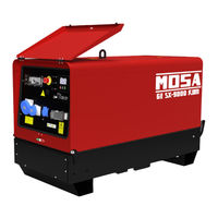 Mosa SX-RANGE GE SX-11000 KDT Manual De Uso Y Mantenimiento