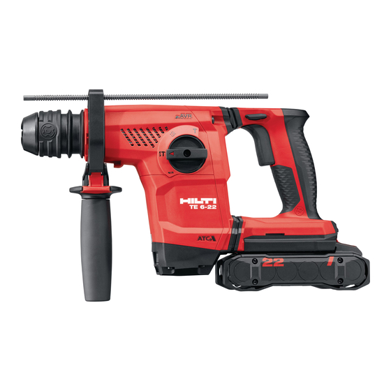 Hilti NURON TE 6-22 Manual De Instrucciones