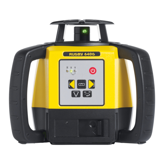 Leica Geosystems Rugby 640G Manual De Uso