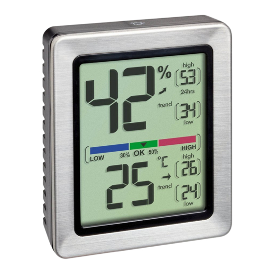 30.3045.IT, TFA Dostmann Hygromètre, 1  99%, -40  60°C