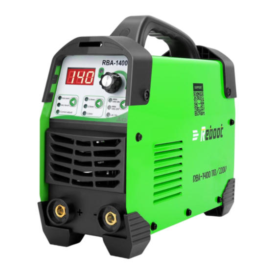 Reboot RBA1400 Manual De Operación