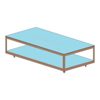 West Elm Urban Industrial Floating Coffee Table Instrucciones De Ensamblaje