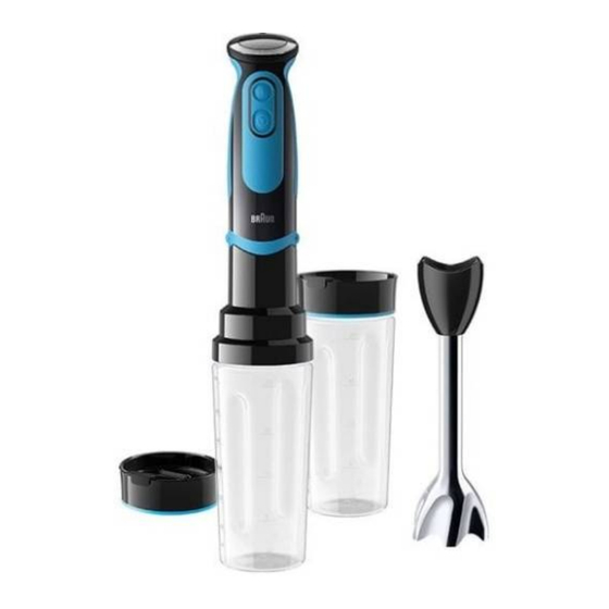 Braun MultiQuick 5 Vario MQ 5252 BKBL Manual Del Usuario