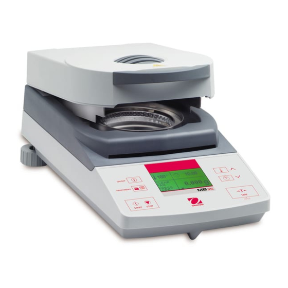 OHAUS MB35 Manual De Instrucciones