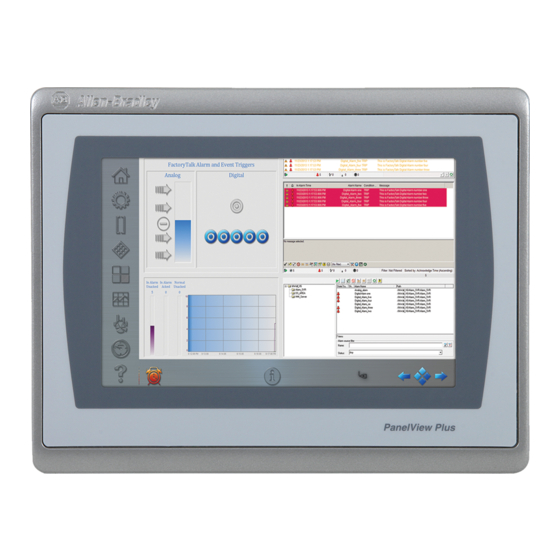 Rockwell Automation Allen-Bradley PanelView Plus 7 Serie Manuales