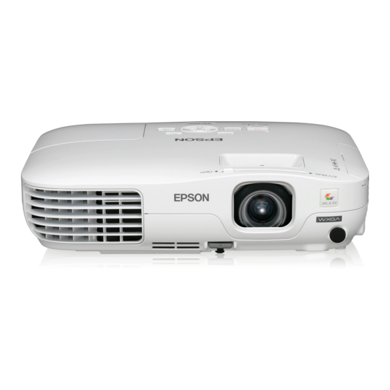 Epson EB-W10 Manual De Usuario