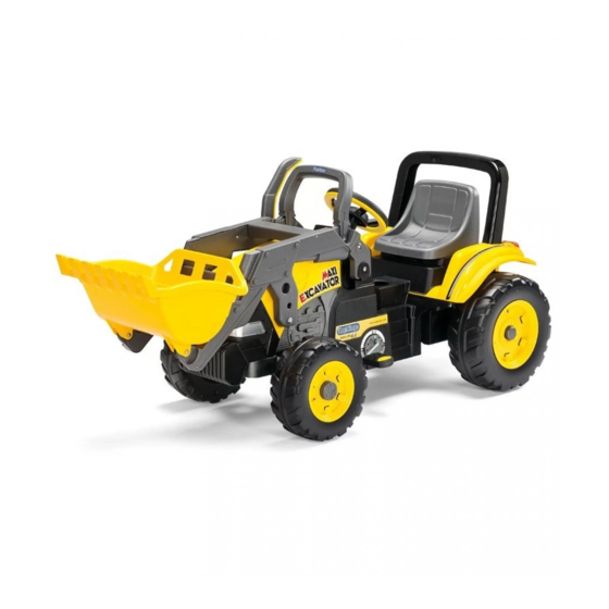Peg-Perego MAXI EXCAVATOR Empleo Y Manutencion