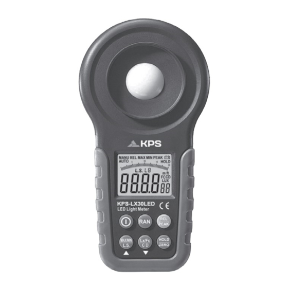 KPS LX30LED Manual De Instrucciones