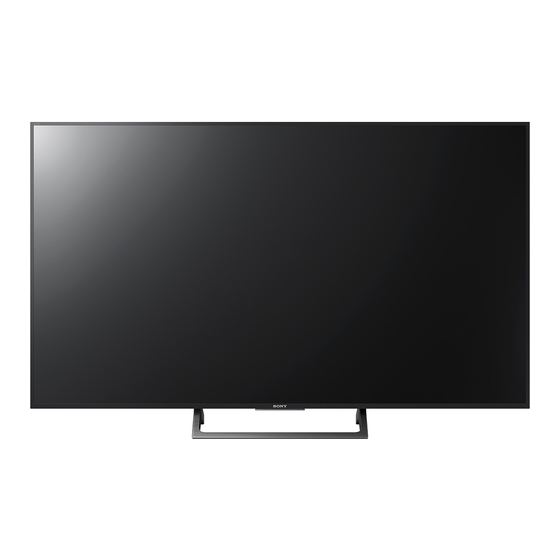 Sony BRAVIA KD-65X720E Manuales