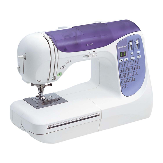 Brother nx200 Manual De Instrucciones