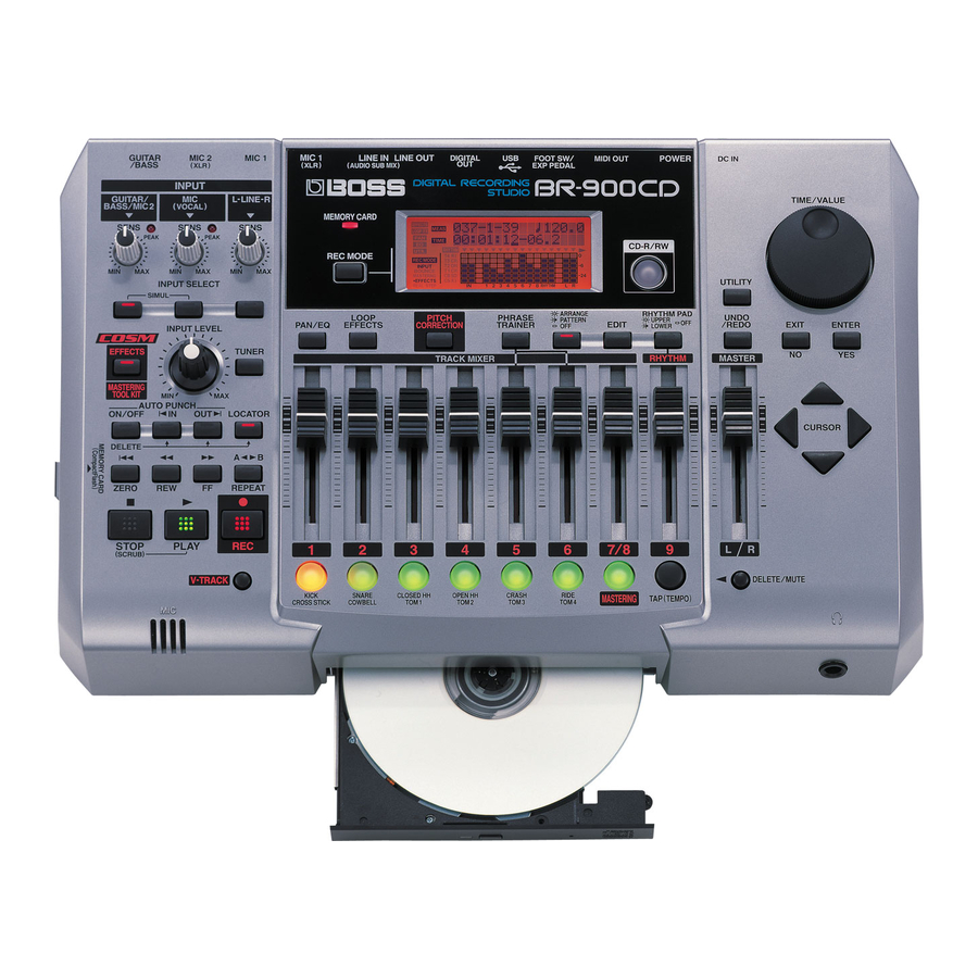 Boss BR-900CD Manual Del Usuario