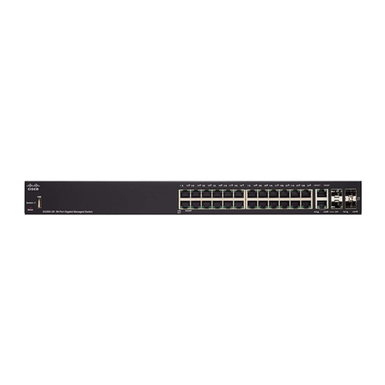 Cisco 350 Serie Manuales