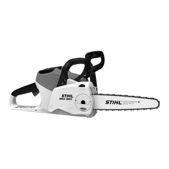 Stihl MSA 160 C Manual De Instrucciones