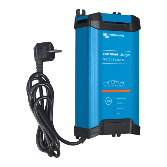 Victron energy Blue Smart IP22 Charger 120 V 12/15 Manual