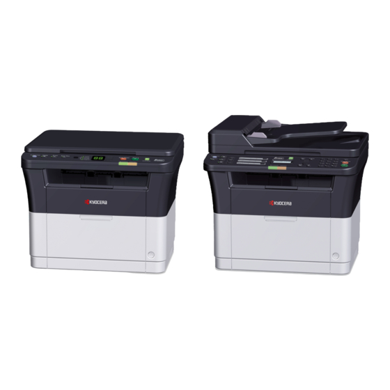 Kyocera FS-1020MFP Guía De Instalación Rápida