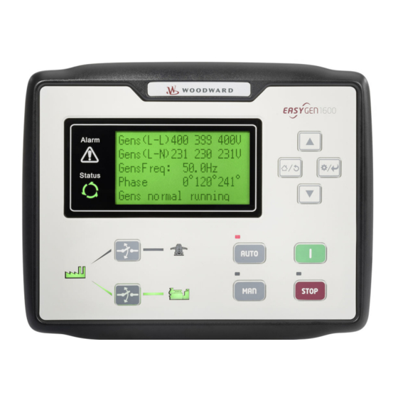Woodward easYgen 1600 Manual De Operaciones