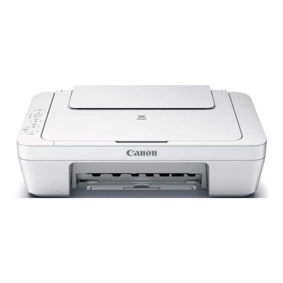 Canon MG2500 Serie Manual En Linea