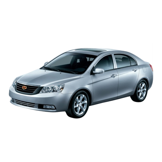 Geely EMGRAND7 2009 Manual De Usuario
