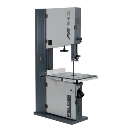 Felder FB 510 Manual De Instruccion